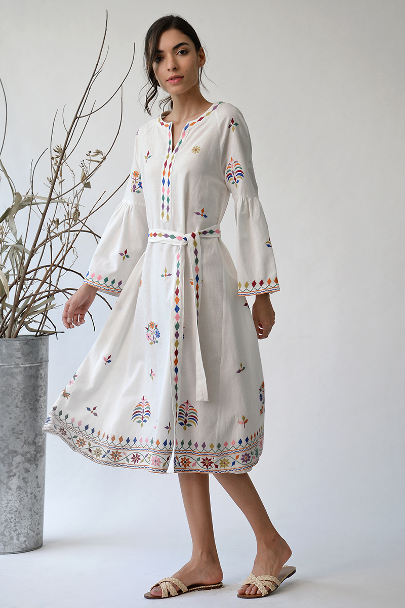 Koteshwar embroidered dress
